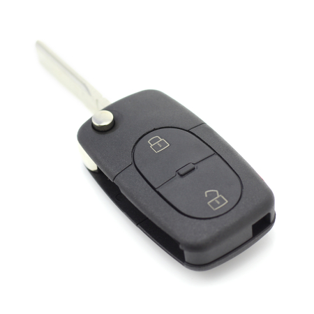 CARGUARD - Audi - carcasă cheie tip briceag, 2+1 butoane, cu buton panică și baterie CR 2032 [6]