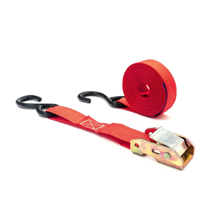 Accesorii Auto - Chingă cu clichet, rezistentă  la 600 kg - 25 mm lățime × 4.5 m lungime, Carguard - Certificare TUV/GS - calitate și siguranță garantată!