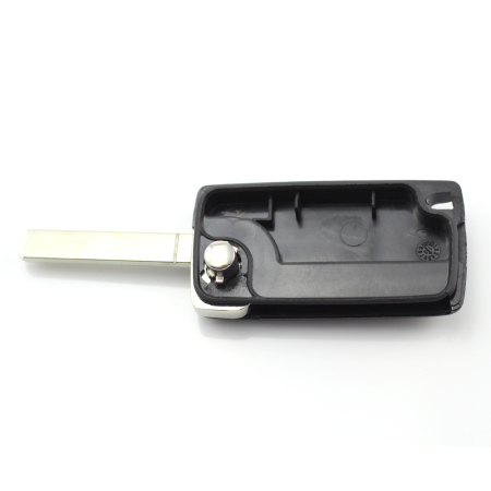 Citroen / Peugeot - Carcasa tip cheie briceag cu 4 butoane, fara suport baterie, lama tip HU83-SH4 [3]