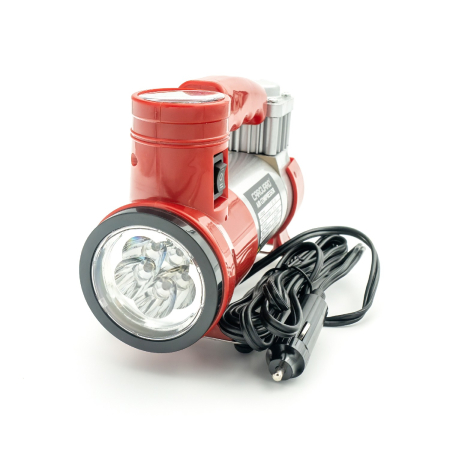 Compresor auto 12V Carguard - 30 L/min - 150 PSI - carcasă metal + LED frontal [1]