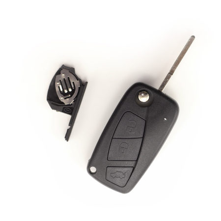 Fiat - Carcasa cheie tip briceag, 3 butoane [1]