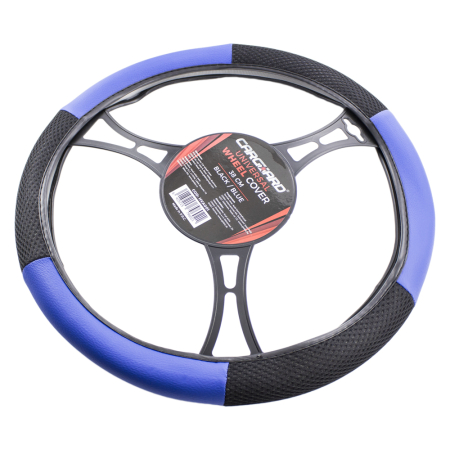 Husa volan auto - negru / albastru - CARGUARD [4]