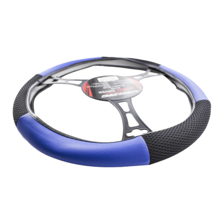 Husa volan auto - negru / albastru - CARGUARD [3]