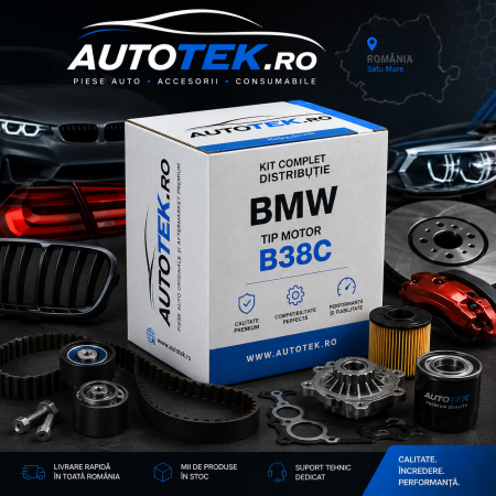 Consumabile - Kit complet distributie original BMW / MINI pentru motoare B38C - Seria 1 F40, Seria 2 F44/F45/F46, X1 F48, X2 F39, MINI F55/F56