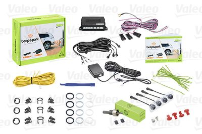 Accesorii Auto - Kit universal senzori de parcare cu 4 senzori ultrasonici si avertizare acustica - VALEO