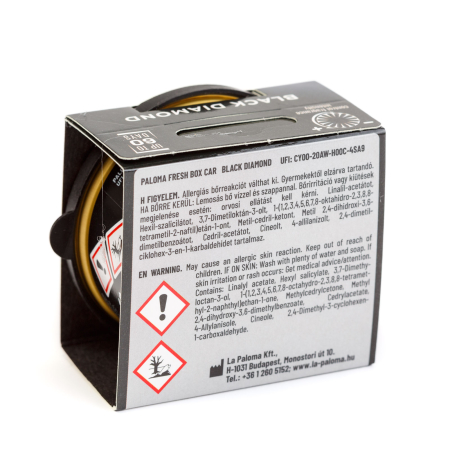 Odorizant auto Paloma Fresh Box Black Diamond 25g [1]