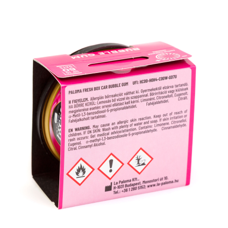 Odorizant auto Paloma Fresh Box Bubble Gum 25g [1]