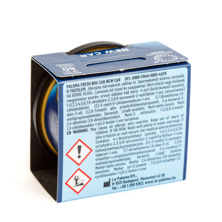 Odorizant auto Paloma Fresh Box New Car 25g [1]