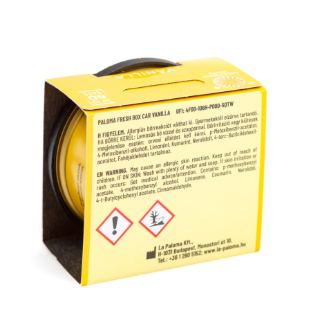 Odorizant auto Paloma Fresh Box Vanilla 25g [1]