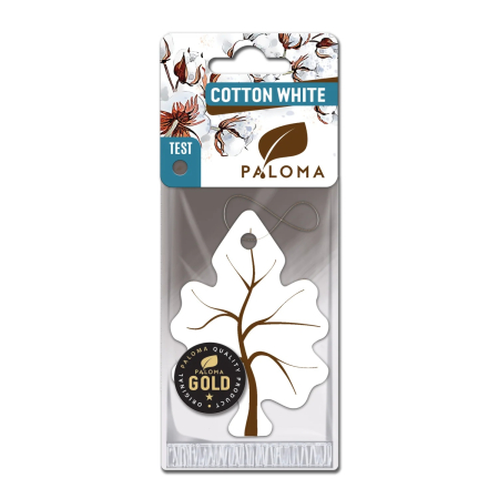 Odorizante Paloma - Odorizant auto Paloma Gold Cotton White