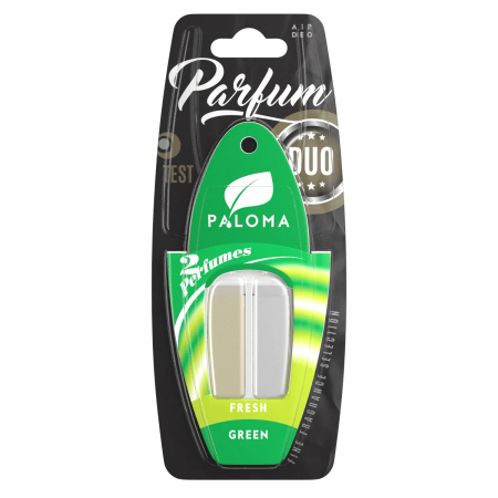 Odorizante Paloma - Odorizant auto Paloma Parfum DUO Fresh/Green 2x3ml