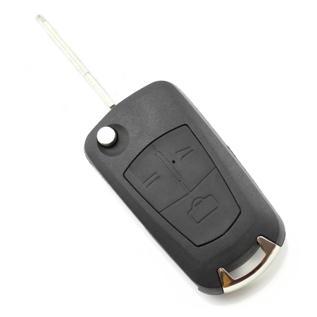 Opel, Chevrolet - Opel - Carcasa tip cheie briceag cu 3 butoane, lama pe dreapta