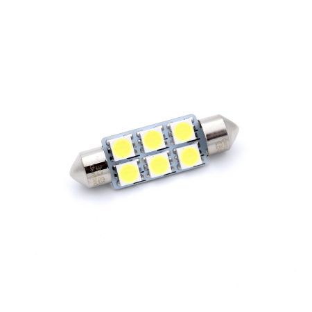 Pachet 10 Leduri auto Sofit 39mm 1.5 W Carguard [1]