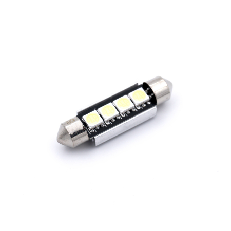 Pachet 10 Leduri auto Sofit 41mm 3W can-bus Carguard [1]