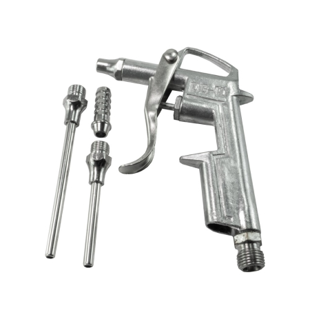 Accesorii Auto - Pistol pneumatic de suflat aer cu duze interschimbabile, 1/4", 16/50/80 mm Carguard