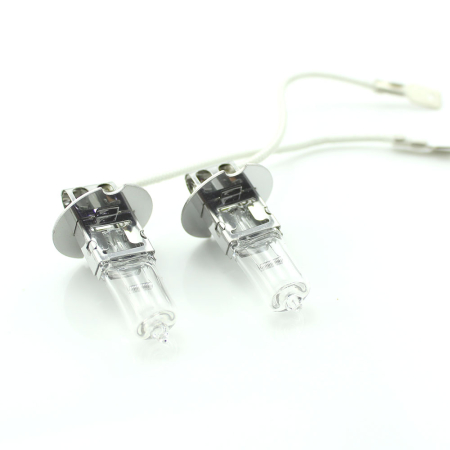 Set de 2 becuri Halogen H3, 55W +50% Intensitate - LONG LIFE - CARGUARD [4]