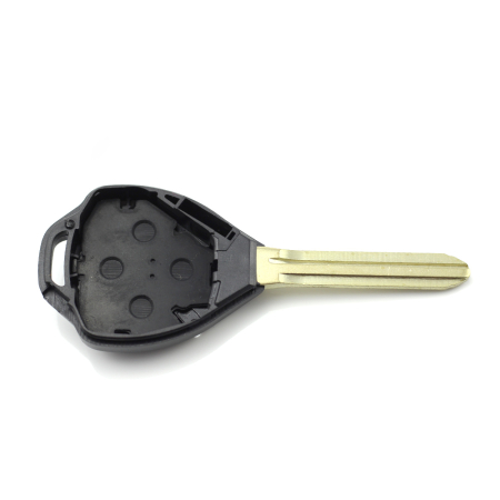 Toyota carcasa cheie 2+1 butoane cu buton rosu panica (fara logo) [2]
