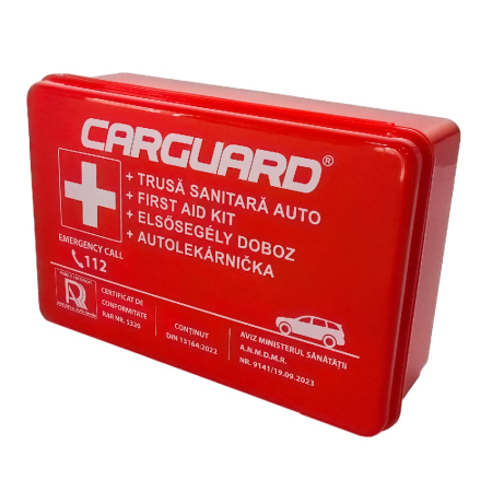 Accesorii Auto - Trusă sanitară auto - Certificat R.A.R.  - CARGUARD