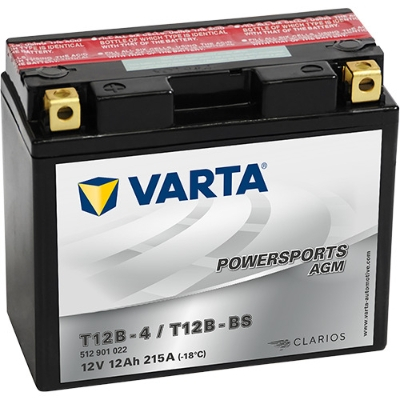 12 Ah - VARTA POWERSPORTS AGM 12 V 12 Ah 151X70X131mm 512901022 I314