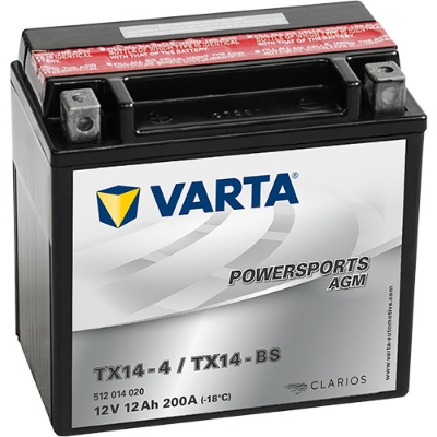 12 Ah - VARTA POWERSPORTS AGM 12V 12Ah 152X88X147mm 512014020 I314
