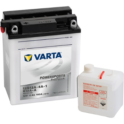12 Ah - VARTA POWERSPORTS Freshpack 12V 12Ah 136x82x161mm 512011016 I314