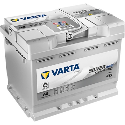Acumulatori - VARTA SILVER dynamic AGM 12V 60 Ah EN 680A 242x175x190mm 560901068 J382