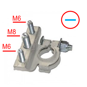 Borna Acumulator ( - ) Peugeot Boxer an 06.2006 - 12.2016 [2]