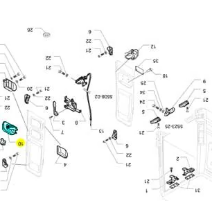 Broasca Usa Spate Dreapta Iveco Daily an 05.1999 - 01.2019 [3]
