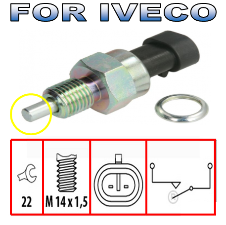 Mufa Contact Mers Inapoi Iveco Daily an 01.1990 - 05.1999 [2]