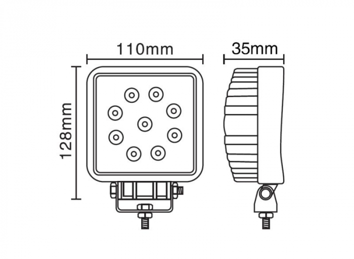 Lampa, Led, Spate, Lucru, Mers, Inapoi [3]