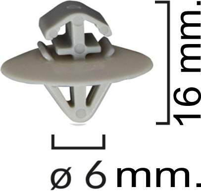 Set Agrafe Fixare Elemente M2 Iveco Daily an dupa - 01.1990 cod oem  500326896 [1]
