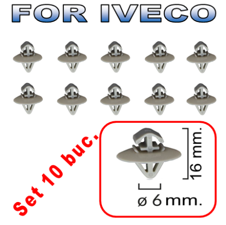 Iveco Daily III an 1999-2006 - Set Agrafe Fixare Elemente M2 Iveco Daily an dupa - 01.1990 cod oem  500326896