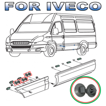 Iveco Daily IV an 2006-2011 - Agrafa Fixare Elemente M5 Iveco Daily an 05.2000 - 03.2014