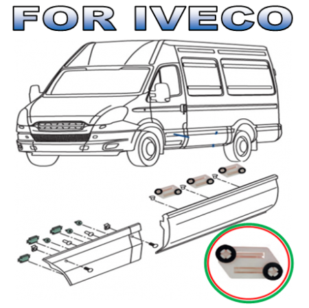 Iveco Daily V an  2011-2014 - Agrafa Fixare Elemente M6 Iveco Daily an 05.1999 - 03.2014