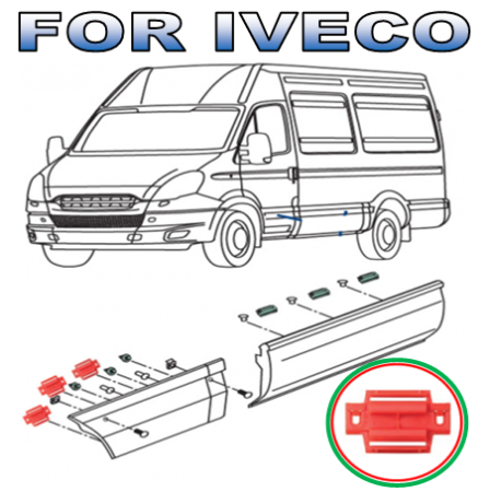 Iveco Daily IV an 2006-2011 - Agrafa Fixare Elemente M7 Iveco Daily an 05.1999 - 05.2006