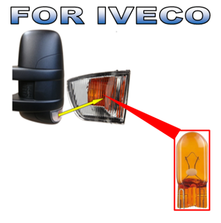 Iveco Daily IV an 2006-2011 - Bec Semnal Oglinda Iveco Daily an dupa - 05.2006