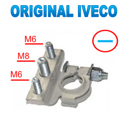 Iveco Daily II an 1990-1999 - Borna Acumulator ( - ) Iveco Daily an 01.1990 - 03.2014