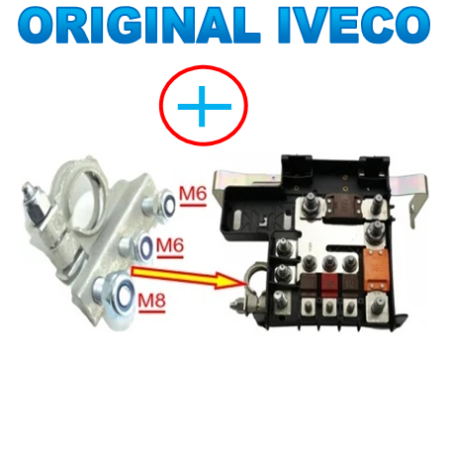 Iveco Daily V an  2011-2014 - Borna Acumulator ( + ) Iveco Daily Fara Panou Sigurante an 05.2006 - 03.2014