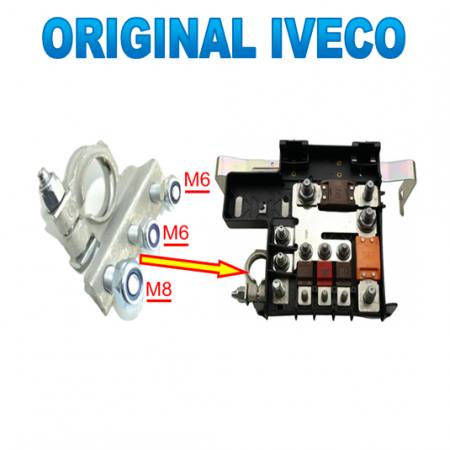 Iveco Daily V an  2011-2014 - Borna Acumulator ( + ) Iveco Daily Fara Panou Sigurante an 05.2006 - 03.2014