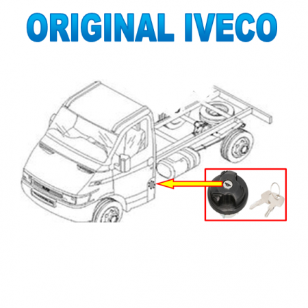 Iveco Daily III an 1999-2006 - Capac Rezervor Combustibil Iveco Daily an 05.1999 - 03.2014