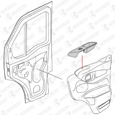 Comutator Geam Fata Dreapta Iveco Daily VI an dupa 03.2014 [1]