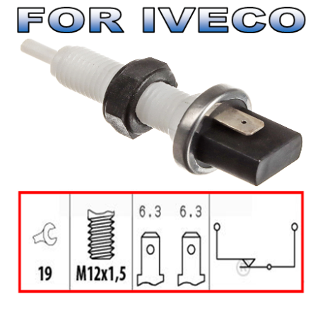 Iveco Daily II an 1990-1999 - Comutator Lumini Frana Iveco Daily an 01.1990 - 05.1999