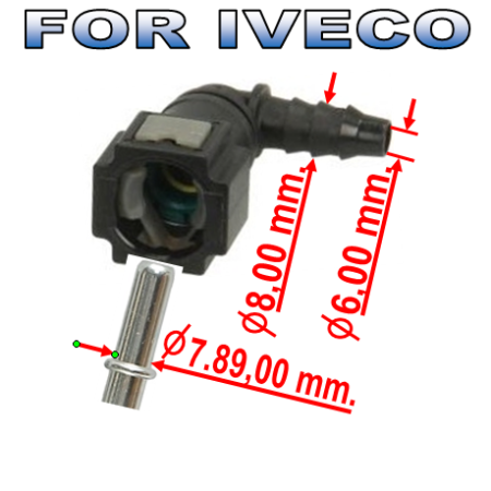 Iveco Daily IV an 2006-2011 - Mufa Injector Iveco Daily ( an 05.1999 - 05.2006 )