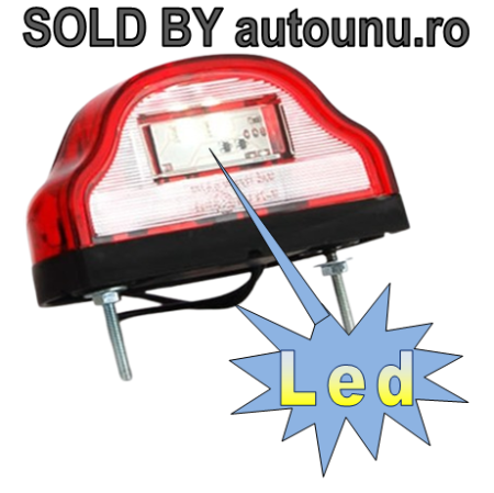 Iveco Daily VI an dupa-2014 - Lampa Led Iluminare Numar