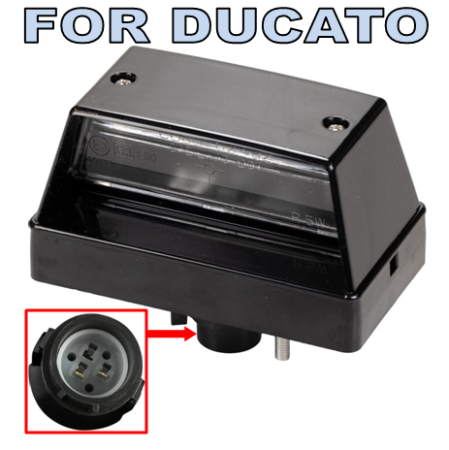 Citroen Jumper, Fiat Ducato, Peugeot Boxer - Lampa Iluminare Numar Fiat Ducato an 05.1999 - 07.2006