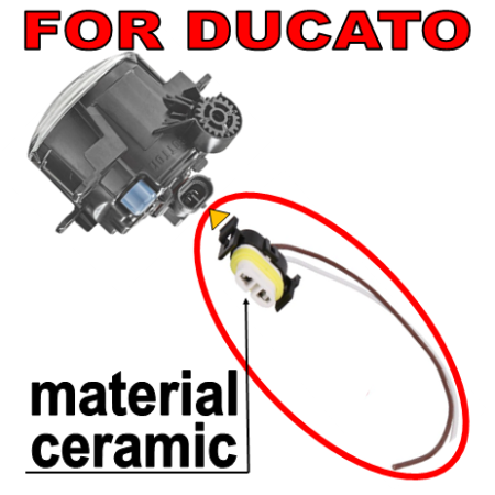 Fiat Ducato an dupa - 03.1994 - Mufa Proiector Stanga Sau Dreapta Fiat Ducato an.dupa 07.2006