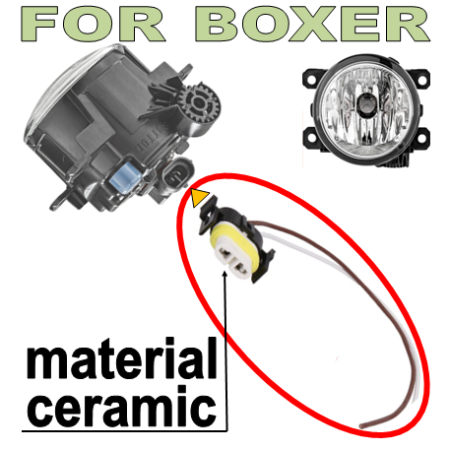 Citroen Jumper, Fiat Ducato, Peugeot Boxer - Mufa Proiector Stanga Sau Dreapta Peugeot Boxer dupa - 16.2014