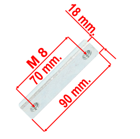 Placa Balama Oblon L90mm [1]