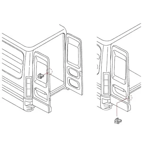 Platnic Usa Spate Stanga Sau Dreapta Iveco Daily ( an dupa 01.1990 ) [1]