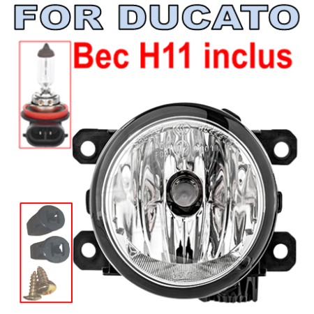 Citroen Jumper, Fiat Ducato, Peugeot Boxer - Proiector Ceata Stanga Sau Dreapta Fiat Ducato 07.2014 - 12.2020